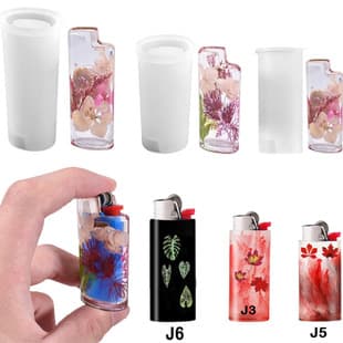Bic Lighter J3 J5 J6 Protective Case Resin Mold Silicone Mold, Epoxy DIY Storage Box Home Ornament