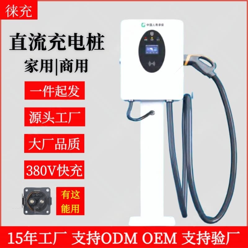 DC Charging Station 380V Fast Charge Three-Phase 7-20-30-60-120kW Self-Use Commercial Fee-Based Deployment and Station Building
