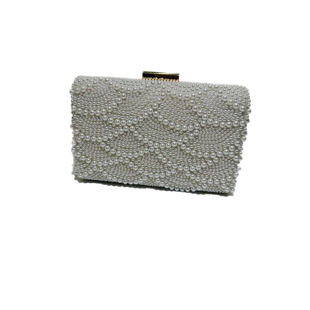 Cross-border wholesale premium elegant pearl mini clutch bag for banquets and evening gowns, versatile