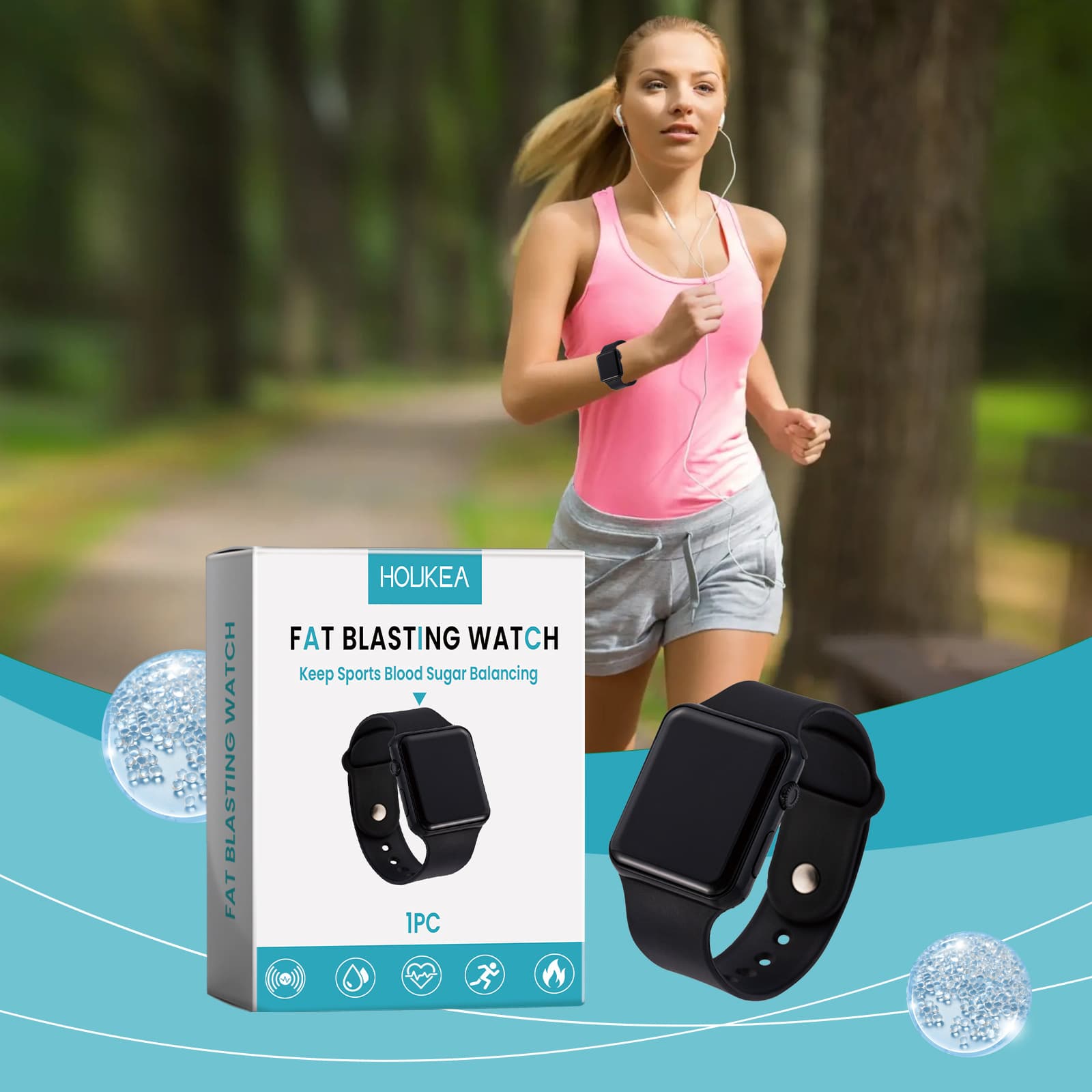 Houkea Sports Watch, Time Management for Sports, Enhances Daily Life, Portable and Stylish, Versatile Sports Watch