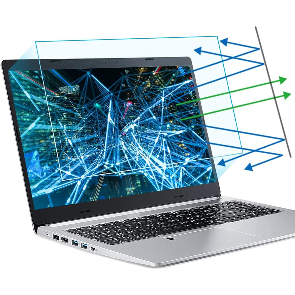Cross-border anti-blue light screen protector for 13.3-inch laptops, frosted anti-glare, myopia protection film.