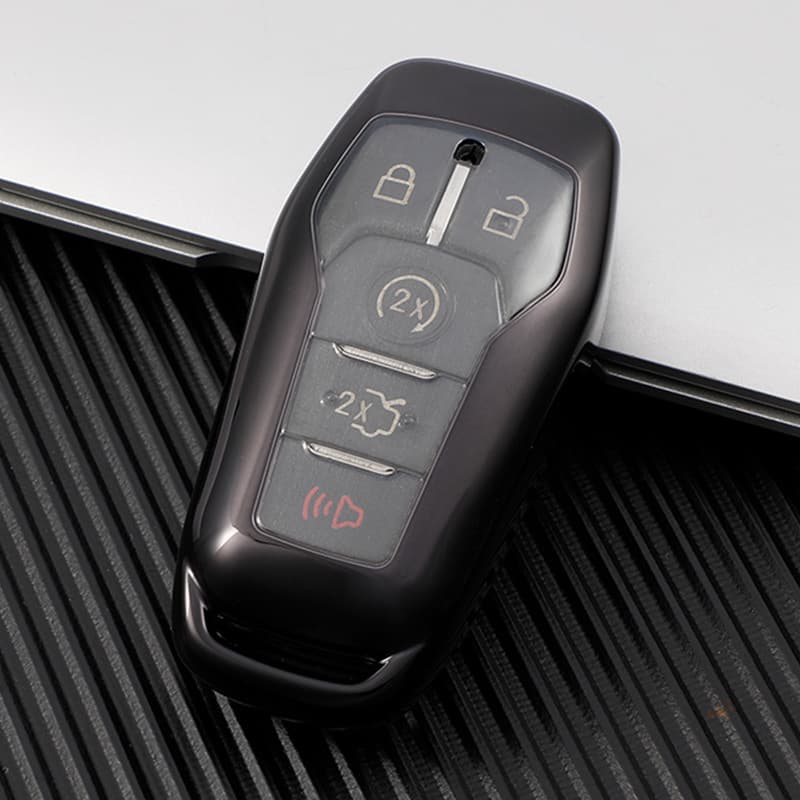 Ford Taurus Key Cover Compatible with Mustang Ford 150 Focus Mondeo EcoSport Key Shell Imported Eco-Friendly TPU Fashion Design