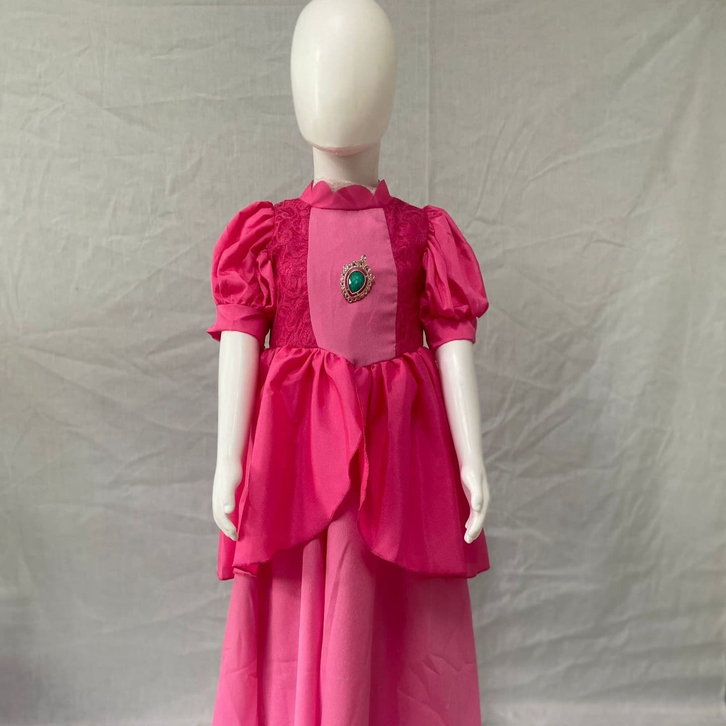 Super Mario Peach Princess Dress Girls Costume Peach Blossom Princess Dress Peach Princess Dress In Stock