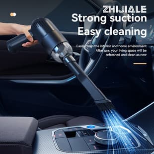 Car Vacuum Cleaner, Wireless Charging High-Power Handheld Mini Pet Vacuum Cleaner