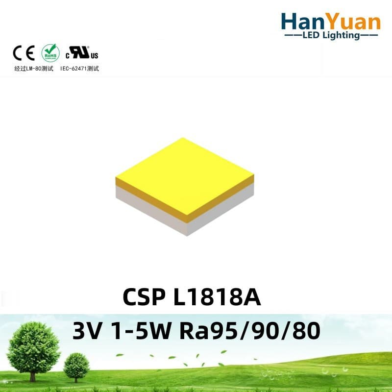 CSP LED L1818A 3V 3W 700mA Ra70 Ra80 Ra90 Ra95