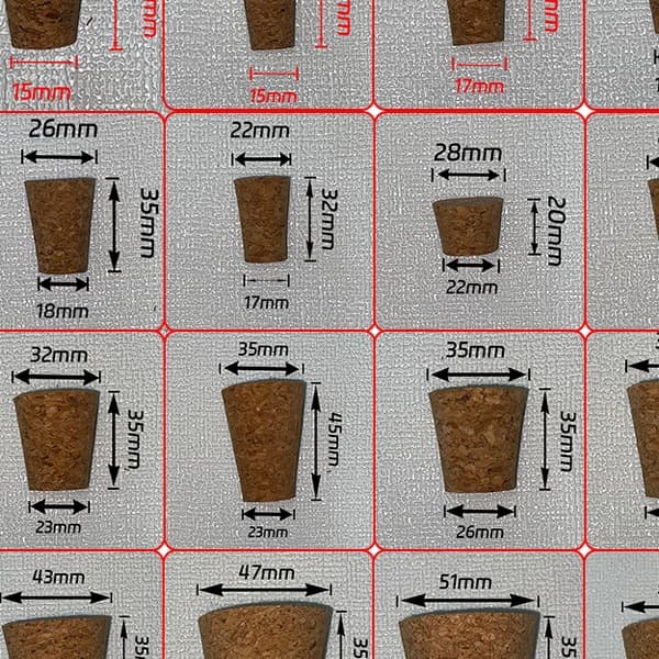 Cork caps for large-mouth bottles of multiple specifications, cork caps for glass bottles, wine jars, and wine jar stoppers, ceramic bottle wine bottle sealing caps
