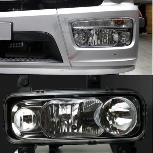 Headlight Lens Cover for Mercedes-Benz Atego 2004-2013 Model Transparent Front Headlight Lens Cover