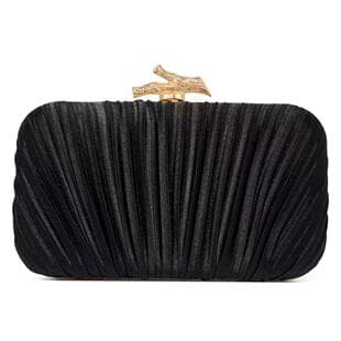 European and American cross-border fashion minimalist pleated evening bag, solid color pleated bag, versatile crossbody bag, ladies clutch