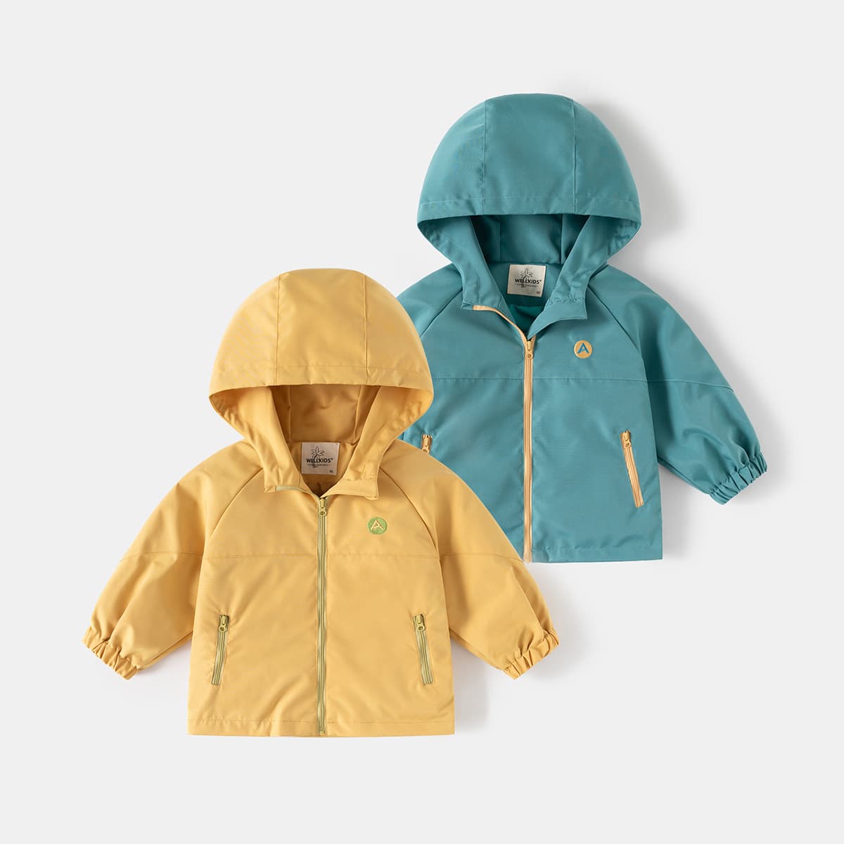 Boys Spring Jacket 2026 New Style Toddler and Kids Outdoor Windbreaker Spring Autumn Hooded Jacket Zip-Up Top Trendy Wholesale