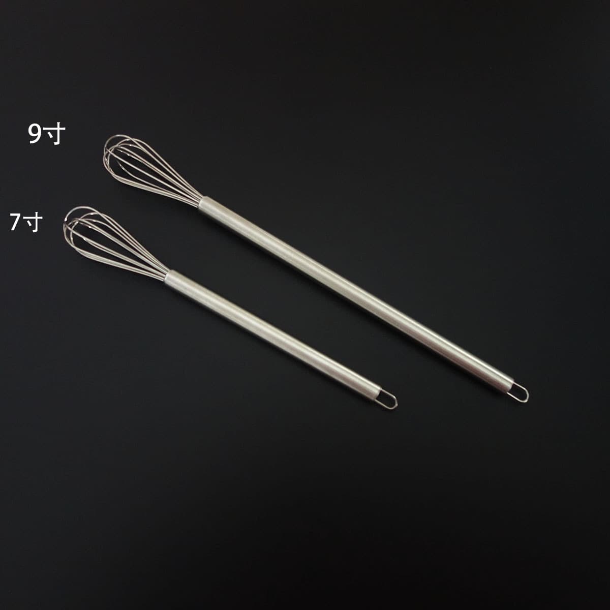 Wholesale 7-inch 9-inch 11-inch Stainless Steel 304 Mini Tube Handle Whisk Manual Mixer