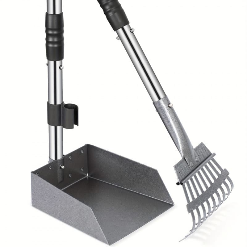 2026 New Cross-border Drop Shipping Stainless Steel Dog Poop Scooper Set Durable Rust-Proof