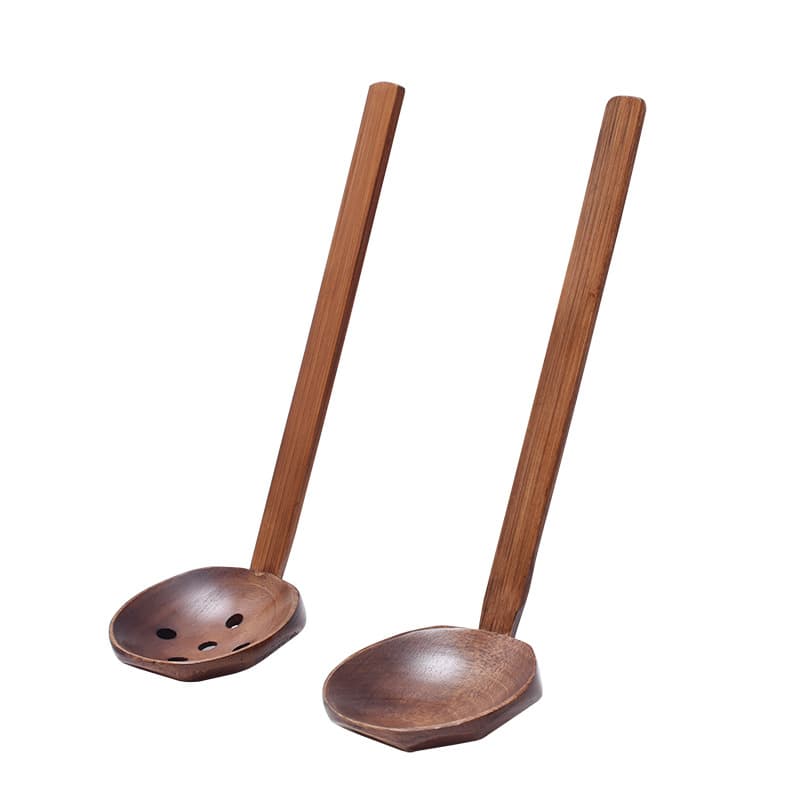 Japanese long-handled large soup spoon Ajisen ramen spoon drinking soup hot pot spoon Malatang noodles octagonal tortoise shell spoon wholesale