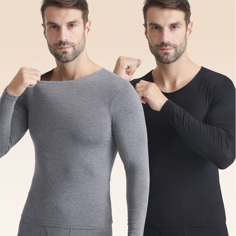 Seamless Thermal Underwear Men's Top and Bottom Set, Long Johns, Comfortable, Best-selling Base Layer for Winter