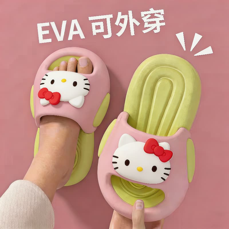 EVA Children's Slippers Summer 2026 New Style Boys and Girls Summer Home Anti-Slip Bathroom Parent-Child Matching Girls and Boys Sandals