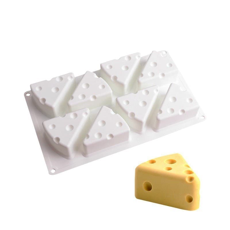 8-Piece Large Cheese Mousse Cake Silicone Mold Ice Cream Silicone Mousse Mold DIY Creative Baking Mold