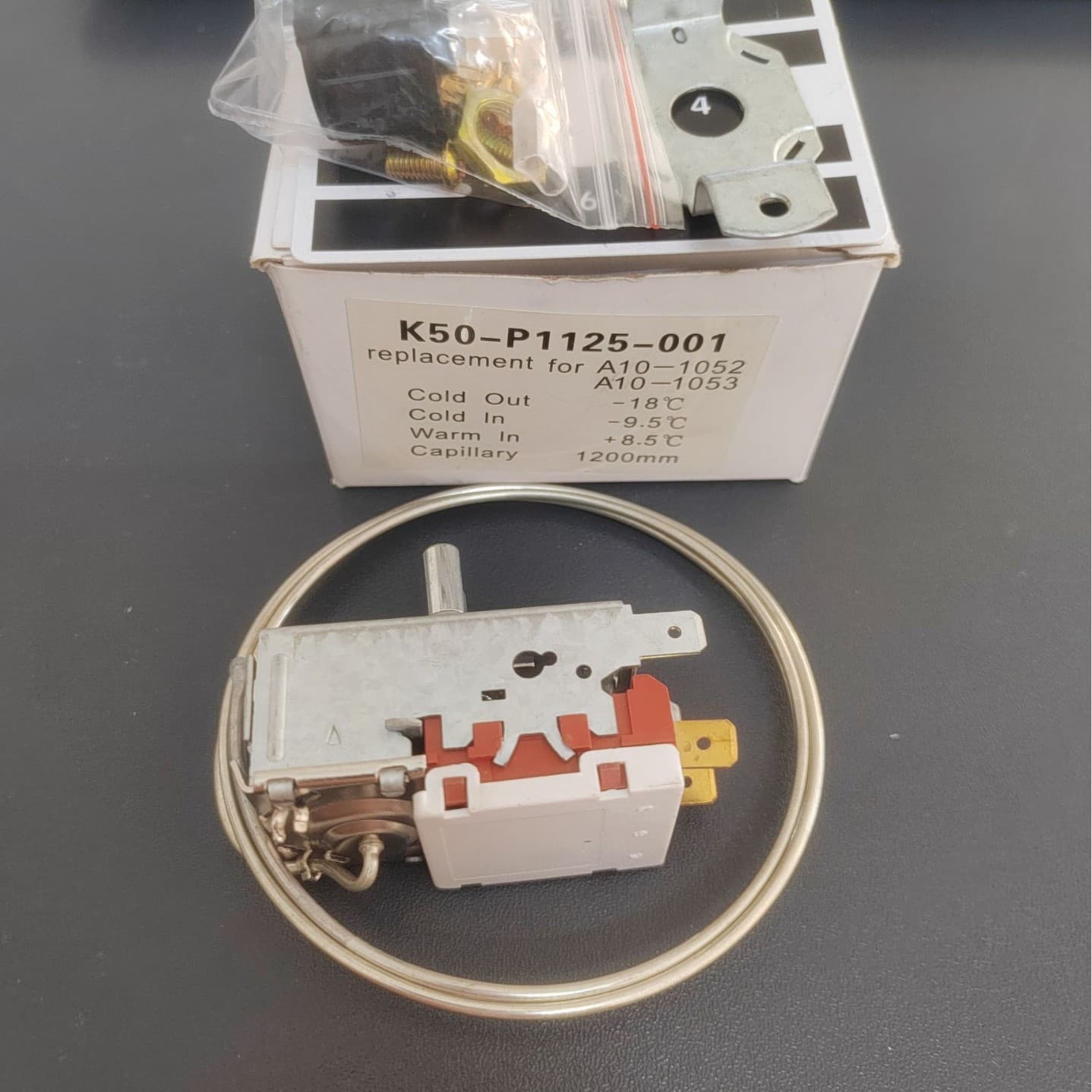 Refrigerator Freezer Mechanical Thermostat K50-P1125-001 for Electric Refrigerator