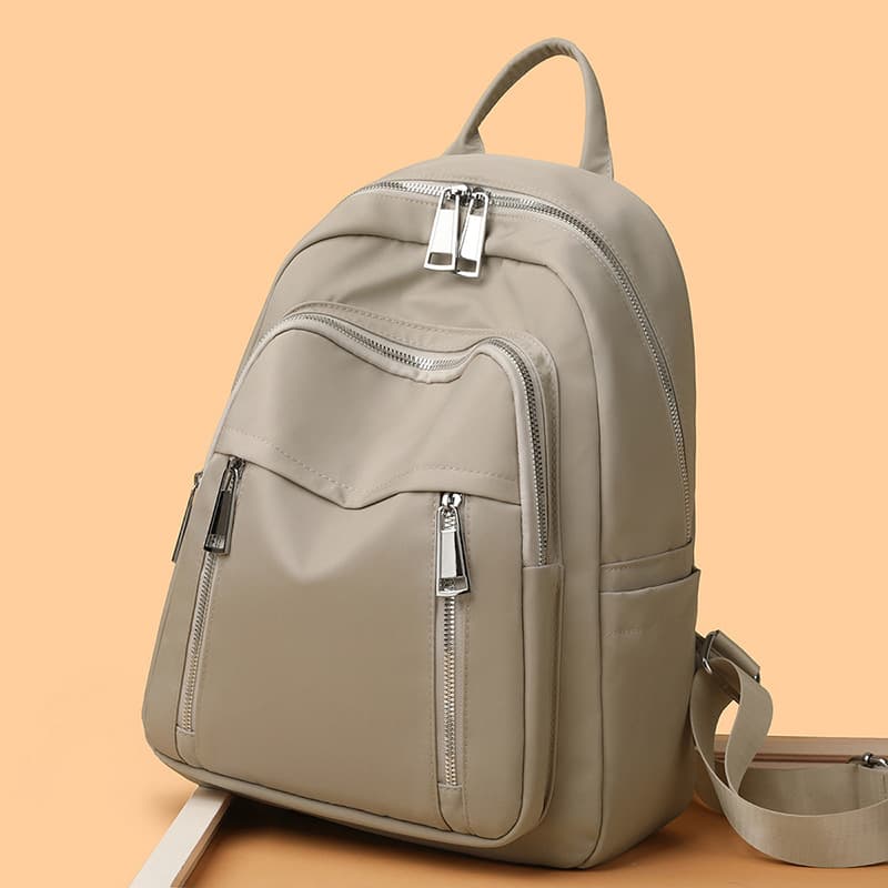 Retro Soft Leather Backpack New Minimalist Versatile Commuter Fashion Women's Bag Large Capacity Outdoor Shopping Student Schoolbag