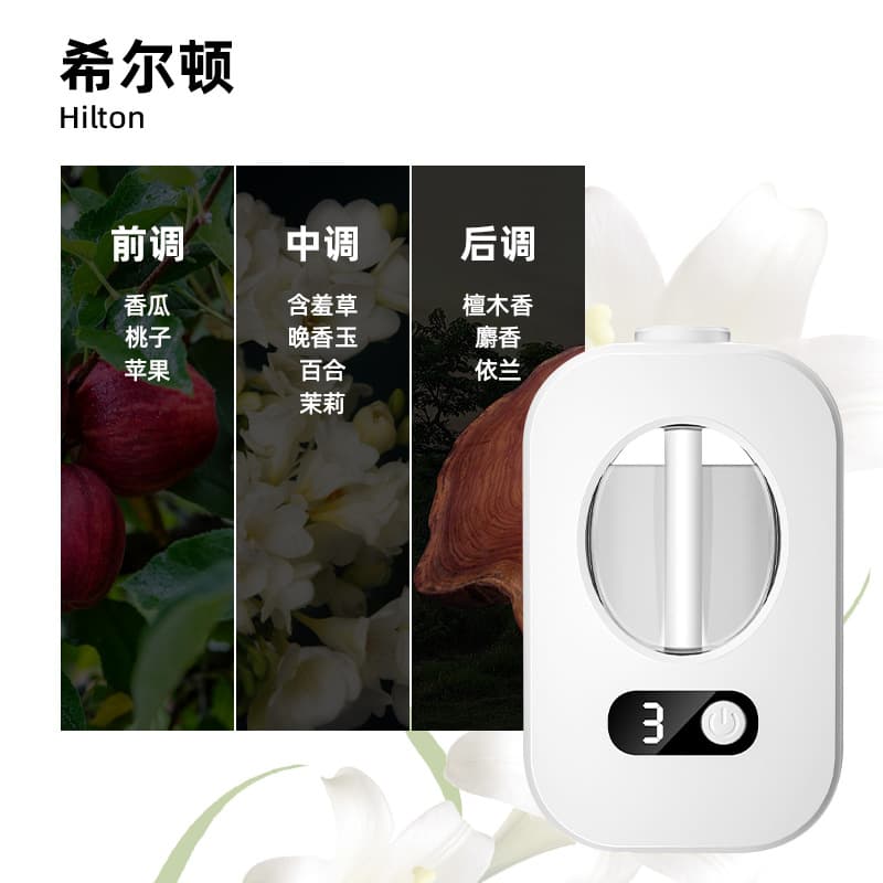 Cross-border Smart Aroma Diffuser Home Automatic Fragrance Sprayer Humidifier Air Freshener Toilet Deodorizer Rechargeable Scent Machine