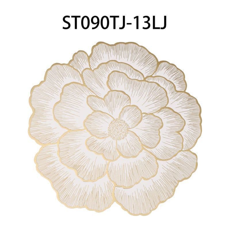 Luxury Floral Placemat for Home Kitchen, Absorbent, Non-Slip, Quick-Draining, Easy to Clean, Heat-Resistant, Durable Table Mat