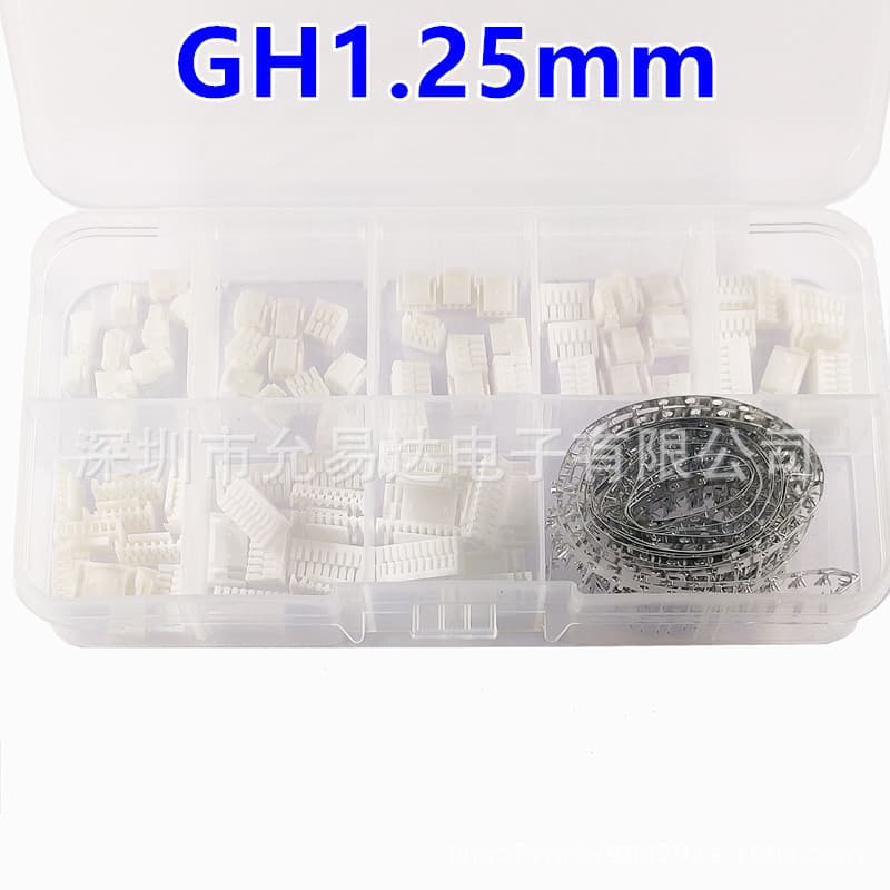 GH1.25 Connector Crimp Terminal 2/3/4/5/6/7/8/10 Pin Housing Kit Set Box