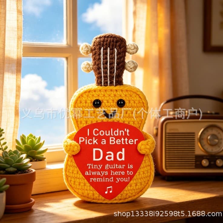 Handmade Milk Cotton Guitar Doll, Healing Gift for Family and Friends, Amazon Best-Selling, Direct Factory Source
