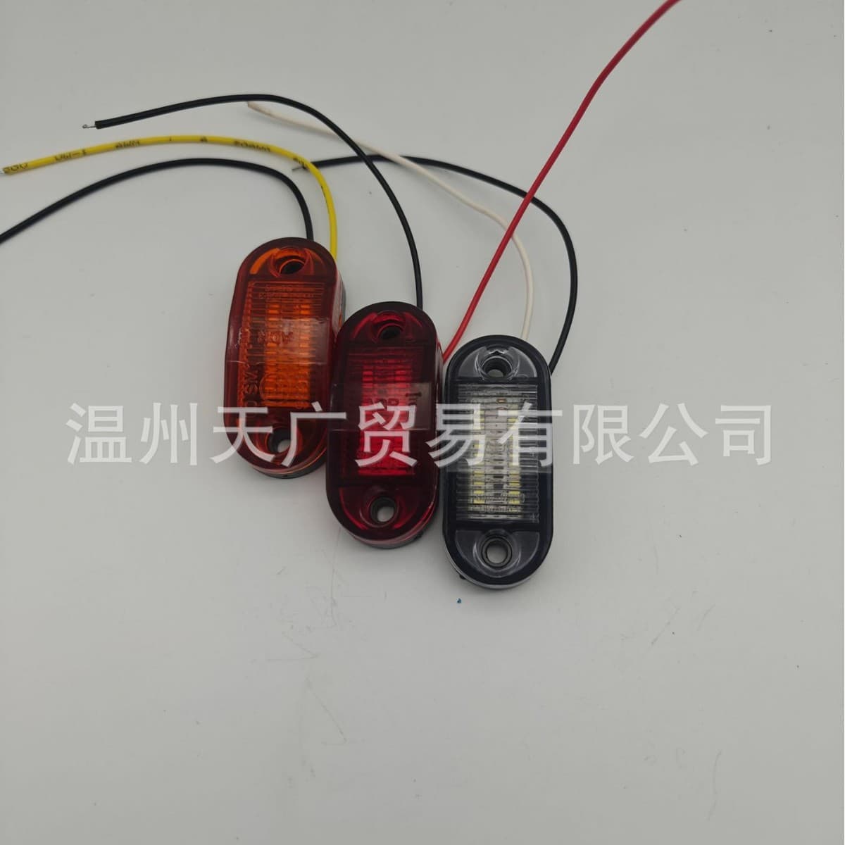 Cross-border Stock Piranha Side Light 12V24V Truck Clearance Light Trailer Signal Light 6LED Truck Warning Side Light