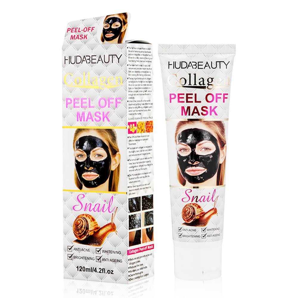 HUDA Beauty Peel-Off Mask for Blackheads, Acne, Cleansing, Hydrating, Washable Clay Mask