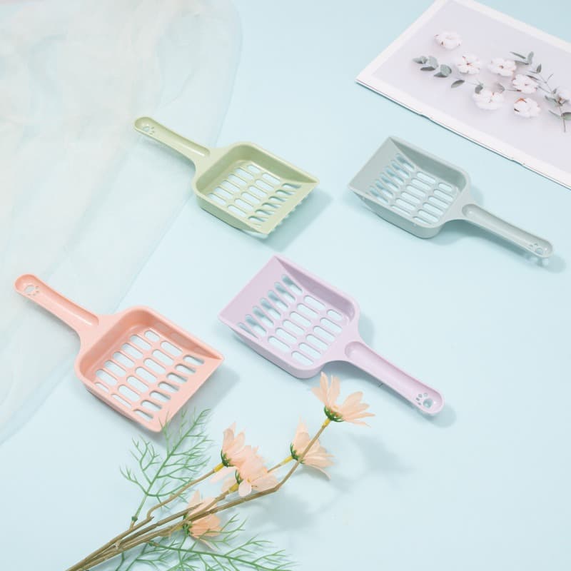 Plastic Cat Litter Scoop, Cat Poop Cleaner, Pet Supplies, Drop-resistant and Durable Tofu Cat Litter Scoop Tool