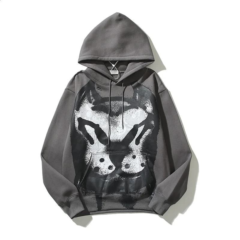 2025 European and American foreign trade cross-border spring and autumn new European and American trendy brand digital 3D printing men's loose and casual