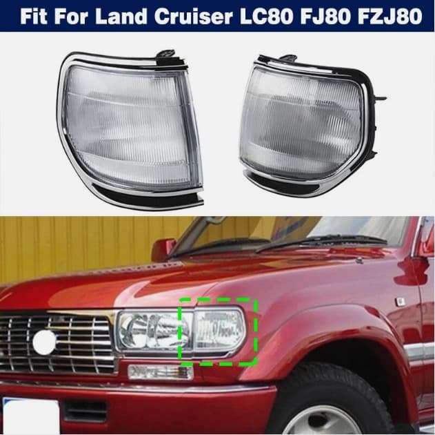 Suitable for Land Cruiser 95, 96, 97 models 4500 LC80 FZJ80 front corner lights, turn signals, side lights