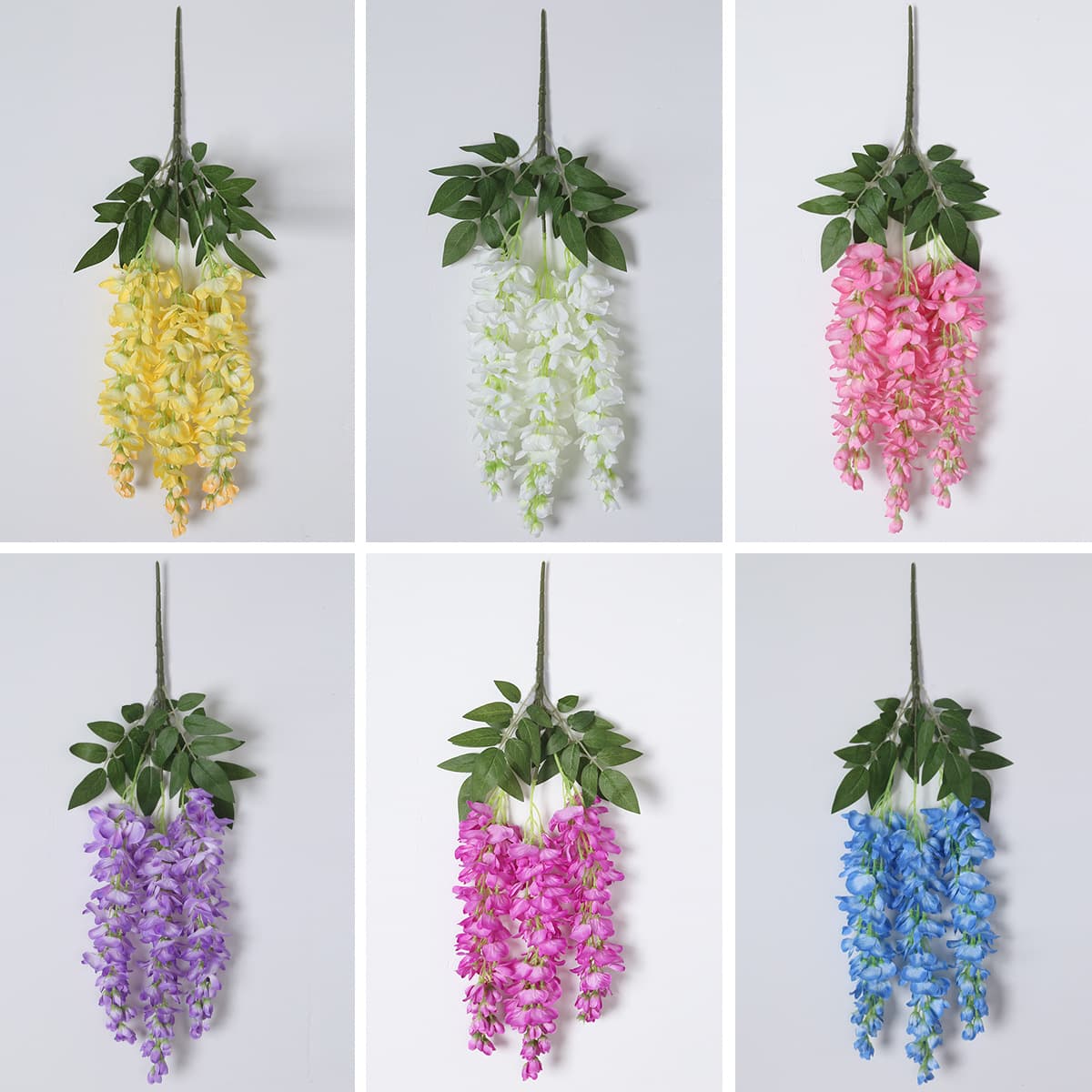 3-Branch Golden Shower Tree, Wedding Ceiling Hanging Fake Flowers, Wisteria, Bean Flowers, Bouquet, Photo Prop, Arch Decoration, Hanging Flowers