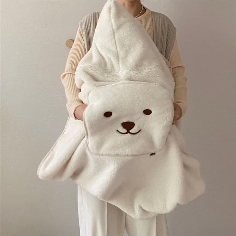 Korean Ins Winter Baby Waist Stool Cape Baby Carrier Wrap Outdoor Thickened Warm Cloak Stroller Blanket
