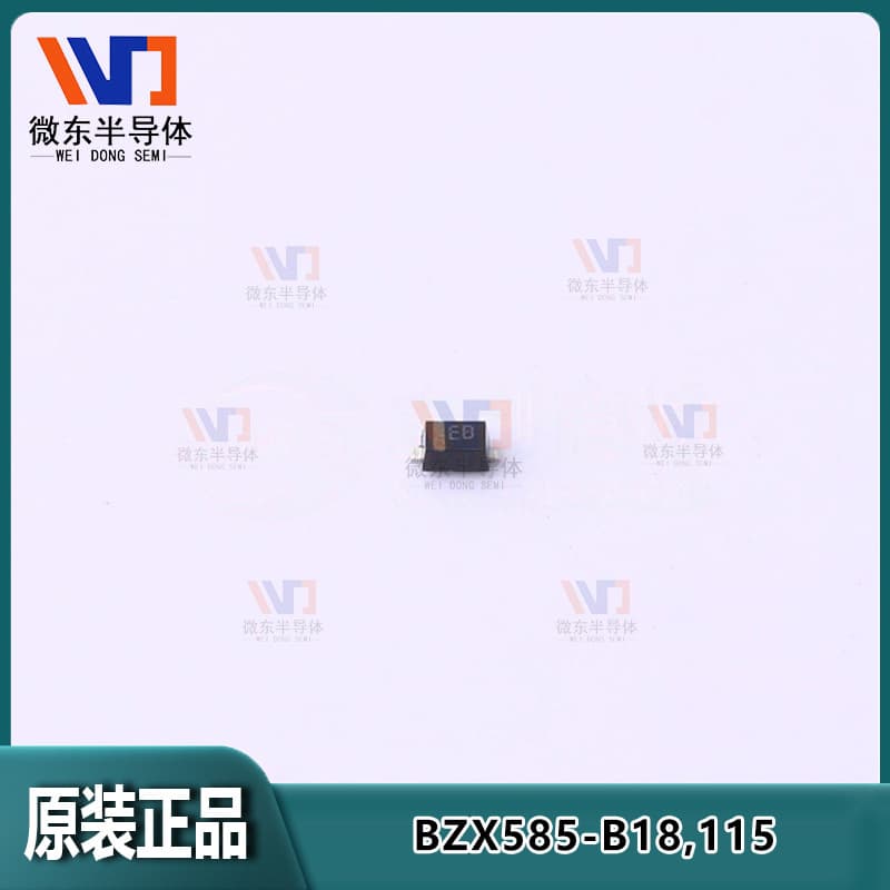 Nexperia Zener diode BZX585-B18,115, SOD-523 package, marking EB, 18V