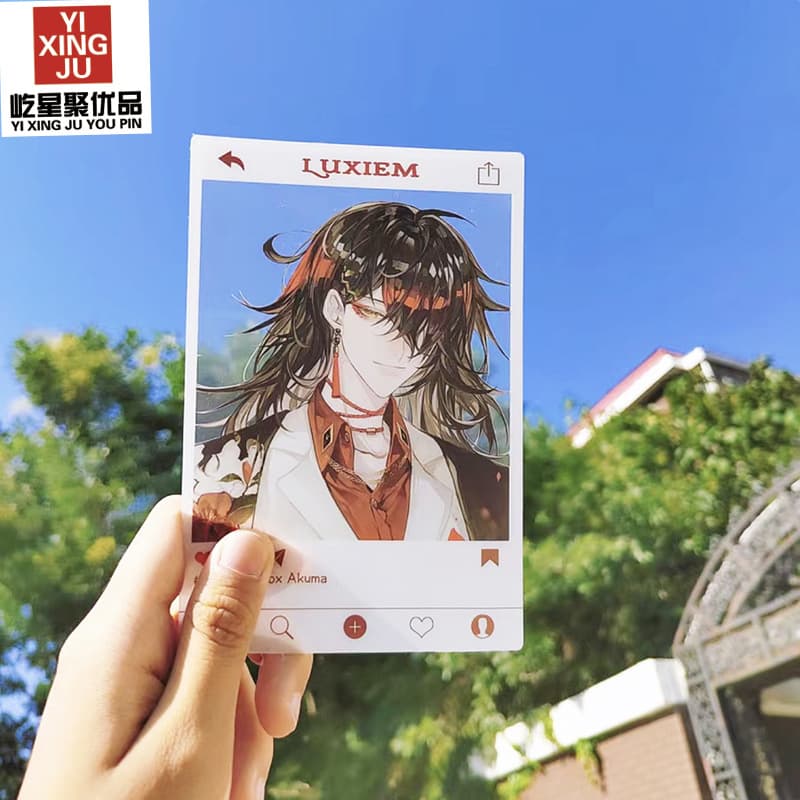 Acrylic transparent card to support celebrity concert materials, peripheral photos, postcards, fully transparent animation card decoration