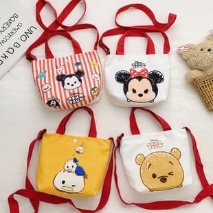 New Arrival Ins Canvas Handbag 2023 Hot Selling Korean Style Casual Kids Bag Shoulder Crossbody Bag Factory Wholesale