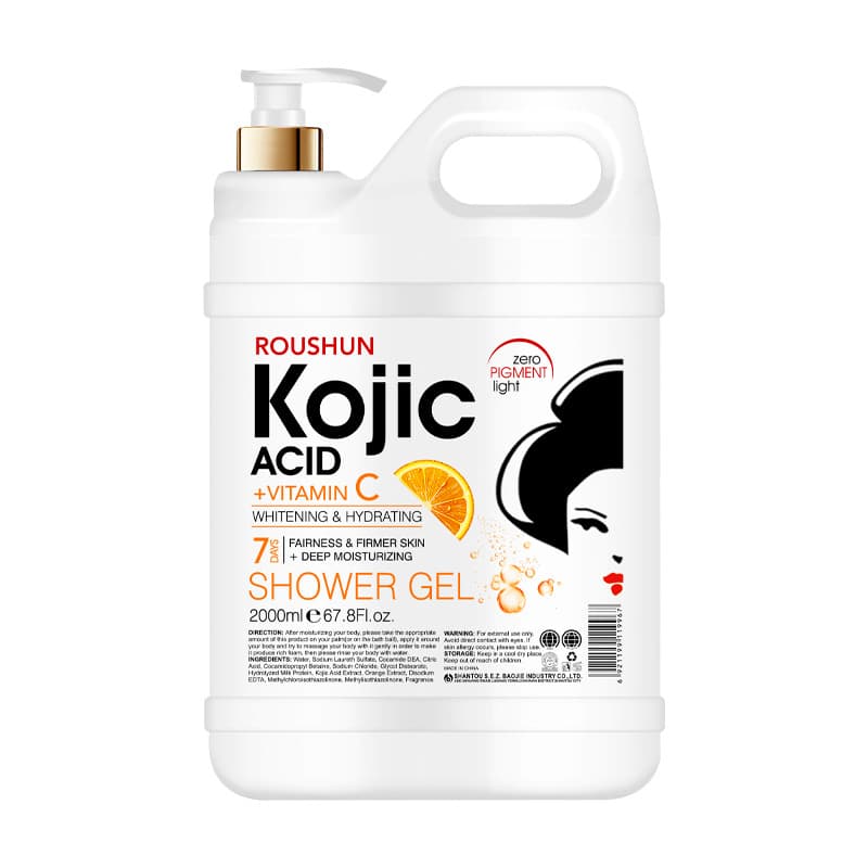 ROUSHUN Kojic Acid + Vitamin C Shower Gel