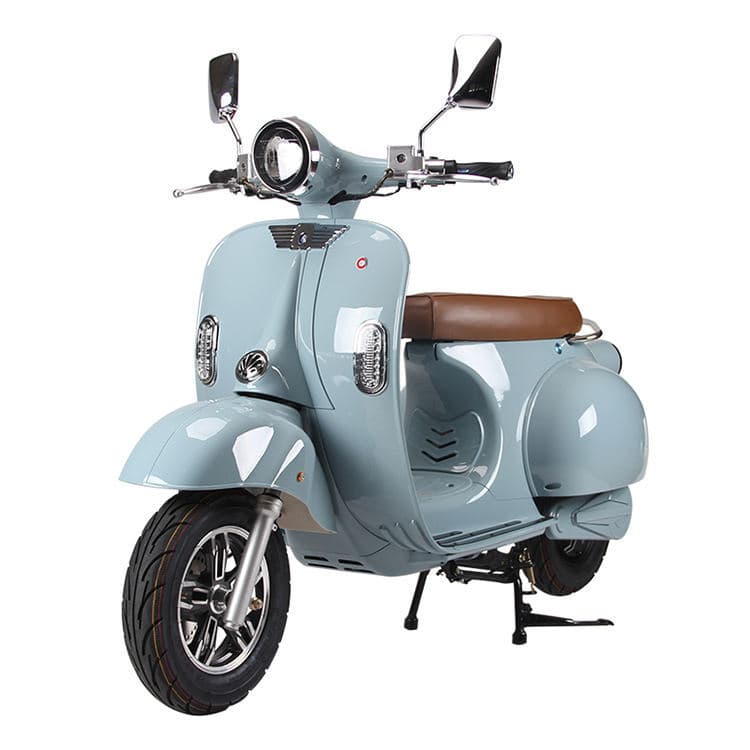 Retro Motorcycle 6072V Electric Scooter Roman Holiday Vespa Style Electric Bike