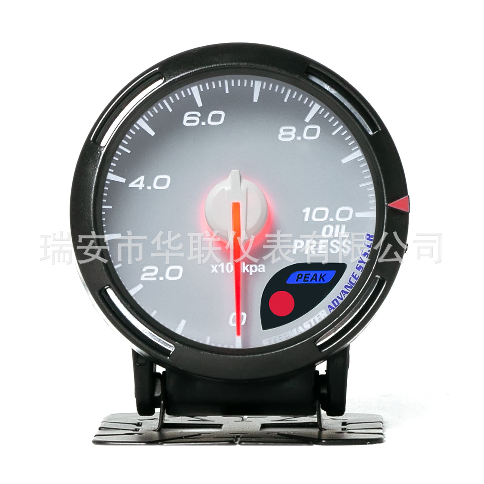 Stock Cross-border Hot Sale 60mm Pointer Oil Pressure Gauge Racing Gauge Black/White Dial Oil Pie Digital Display