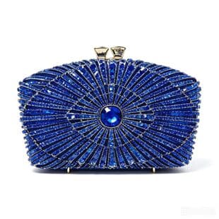 Stone Clutch Bag Cross-border Crystal Rhinestone Evening Bag Party Banquet Dress Bag Handheld Women's Bag Full Rhinestone