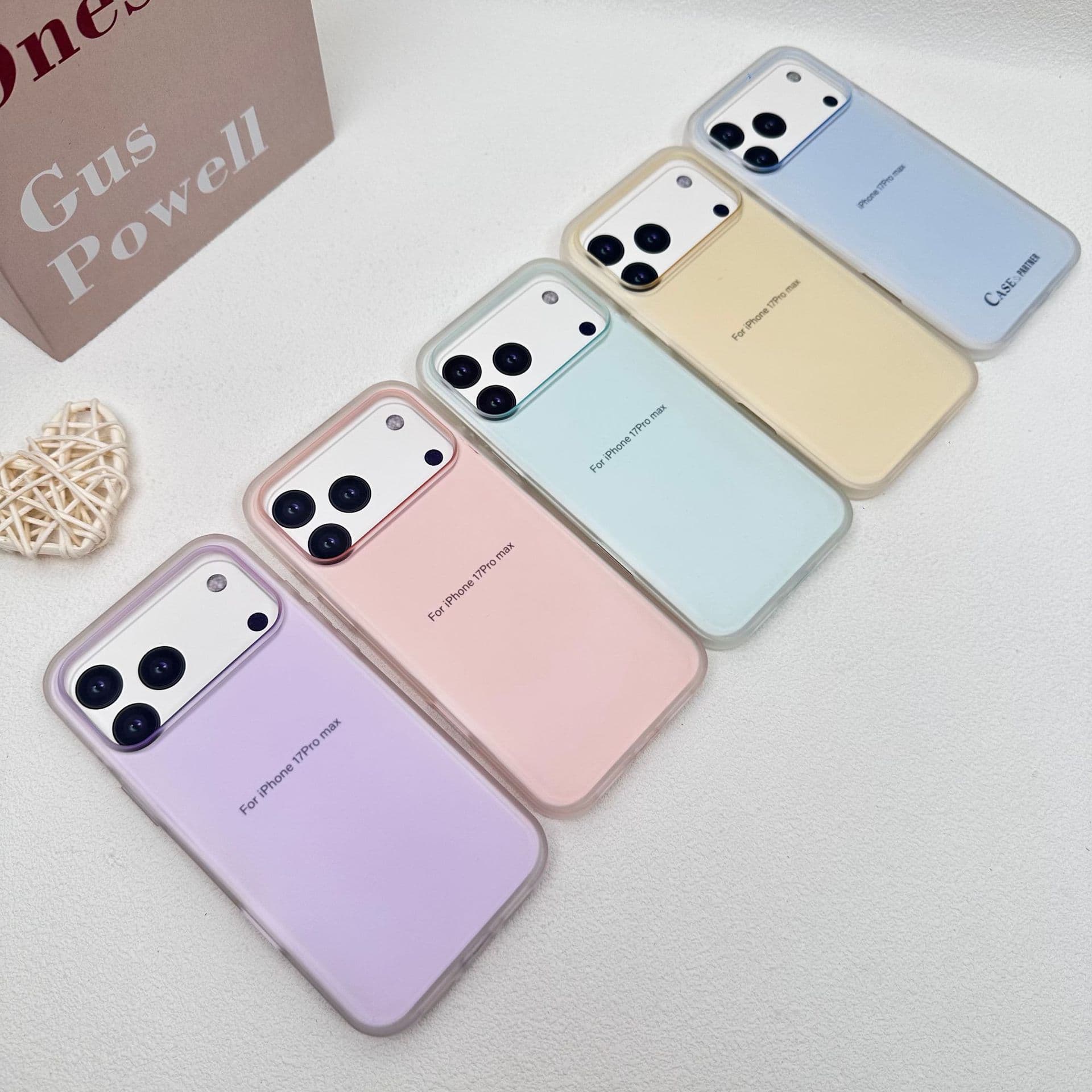 Trendy New Matte Skin-Feel Series Minimalist Phone Case Compatible with iPhone 17/18 Pro Max