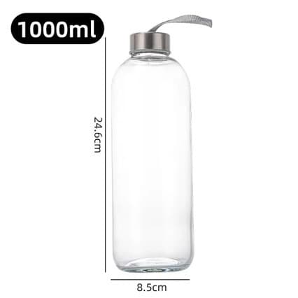 Beverage milk tea juice bottle portable water cup cold brew tea bottle one pound ginseng soaked wine medicine bottle empty glass bottle