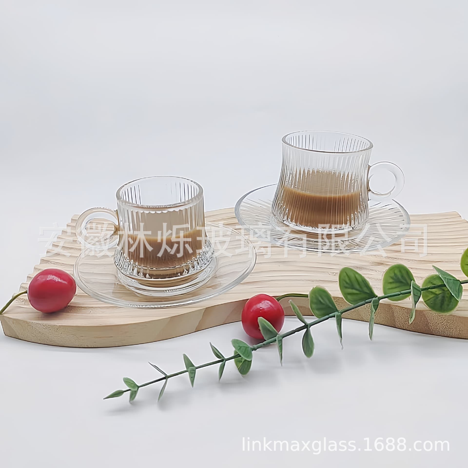 Arabic black tea cup, Middle Eastern coffee cup, Turkish glass cup and saucer, afternoon tea cup, hanging ear coffee cup