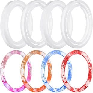 Factory Direct Silicone Bracelet Mold Crystal Bracelet Ring Epoxy Mold DIY Making Epoxy Material Kit