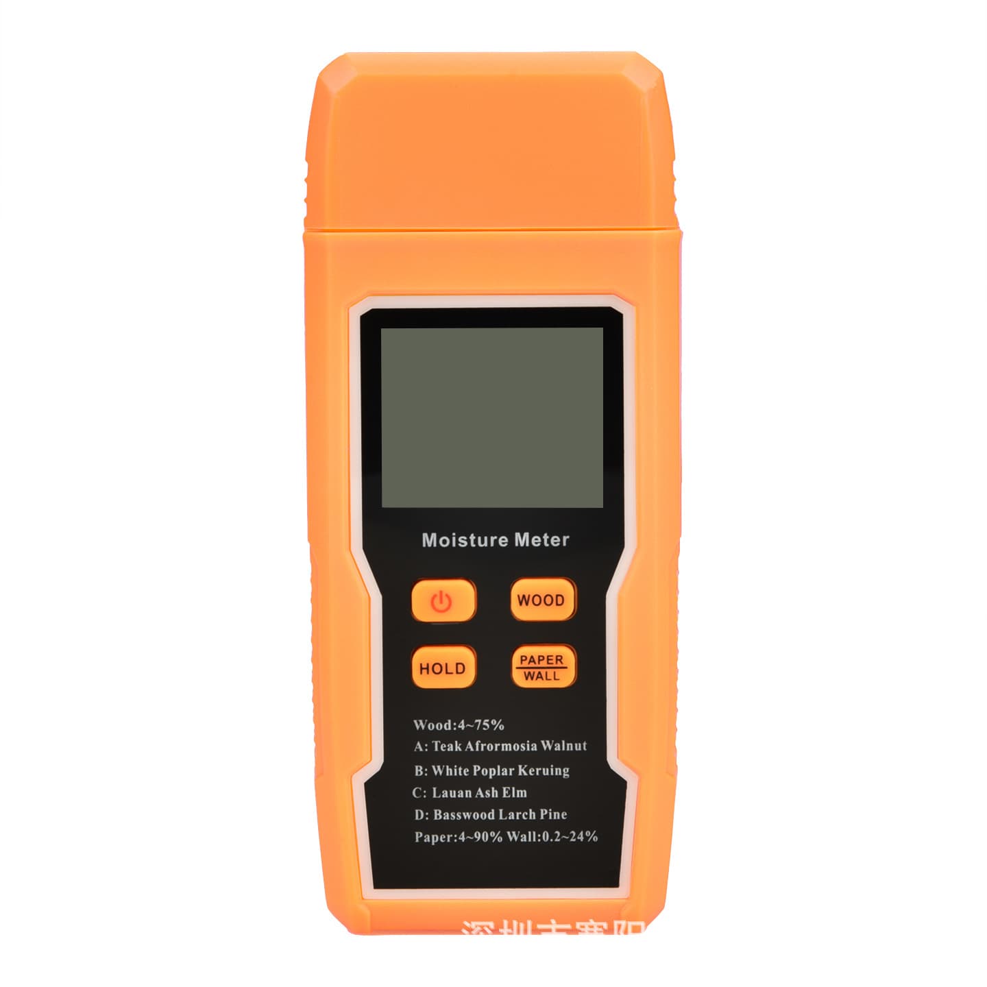 Digital Backlit Wood Moisture Tester, Hygrometer for Paper, Pallets, Wall Humidity, and Thermometer