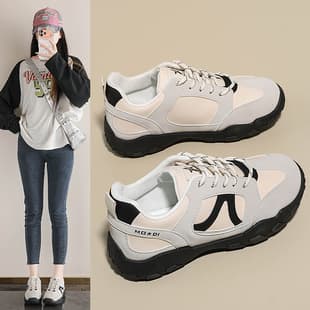 2026 Spring New Milad Thick Sole German Training Shoes Women's Viral Personal Travel Casual Dad Shoes