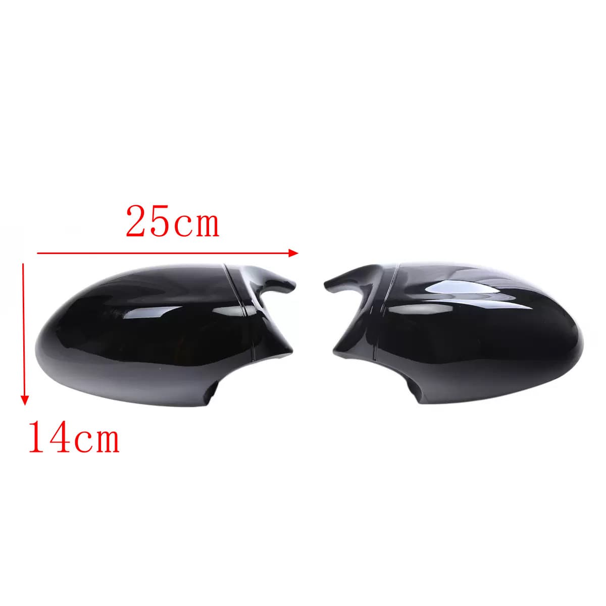 For 3 Series E90 E91 E92 Old Model 04-07 Car Rearview Mirror Shell Cowl Glossy Black Mirror Cover