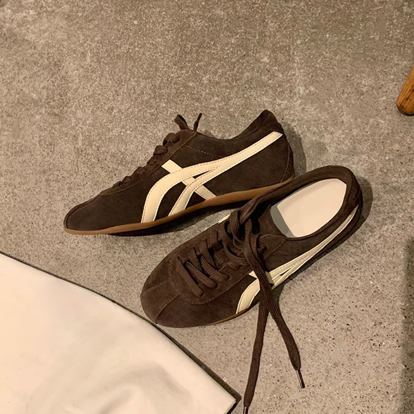 Leather Version~2025 New Ultra-Soft Genuine Leather German Training Shoes Women's Thick-Soled Casual Sneakers Agassi Running Shoes