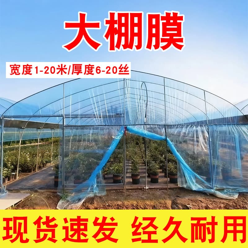 PO Film Agricultural Plastic Frost-Proof Greenhouse Thickened Vegetable Shed Insulation Anti-Fog Drip-Free Plastic Sheeting
