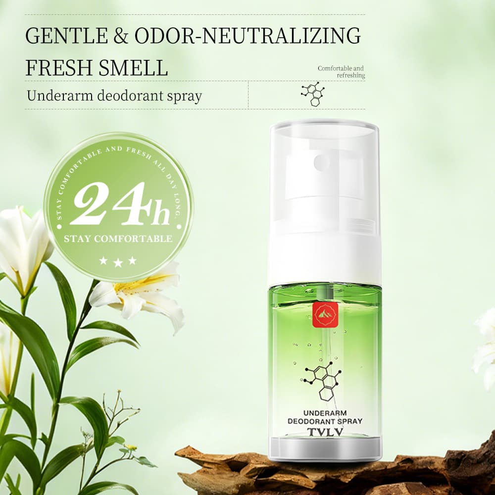 Cross-border Underarm Deodorant Spray, Body Odor Lotion, Antiperspirant, Fresh Spray for Odor Removal, Refreshing and Non-sticky