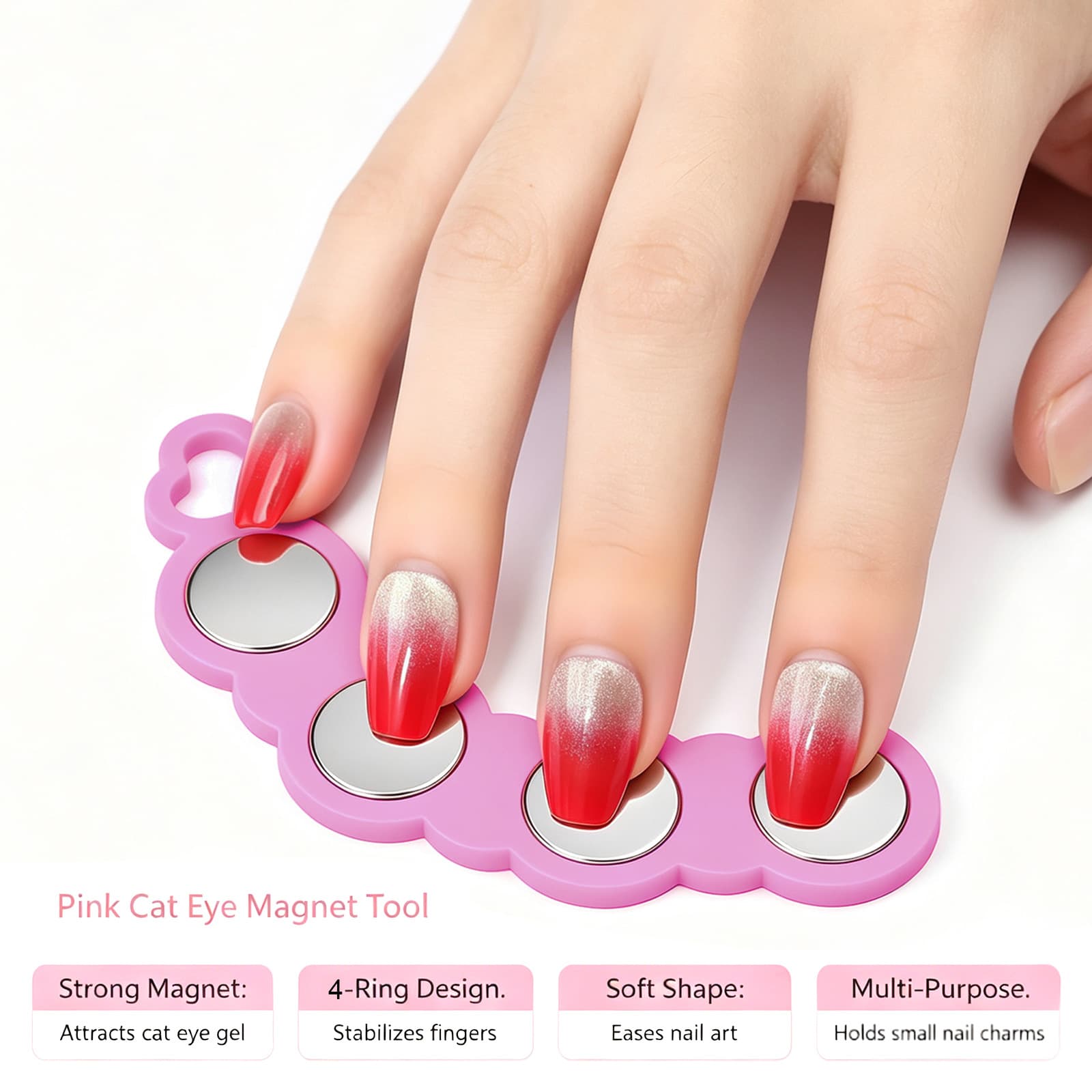New manicure tools super strong magnetic cat eye magnet gradient cat eye glue special multifunctional magnetic DIY tool